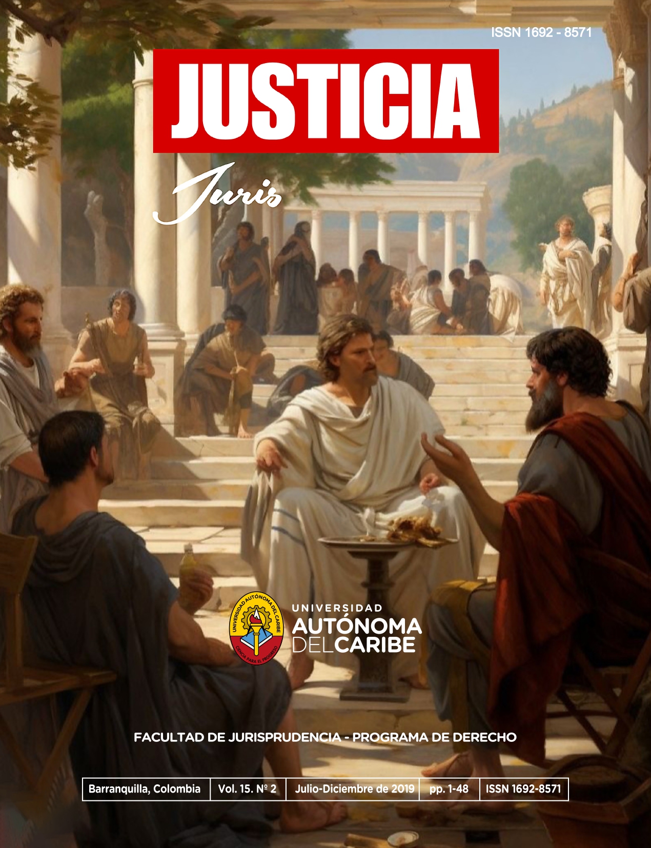 					Ver Vol. 15 Núm. 2 (2019): Revista Justicia Juris (julio - diciembre 2019)
				